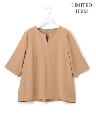 【Ｌサイズ限定／洗える】ハイストレッチツイル　ブラウス（ＢＬＷＷＳＭ０８５１）