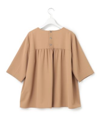 【Ｌサイズ限定／洗える】ハイストレッチツイル　ブラウス（ＢＬＷＷＳＭ０８５１）