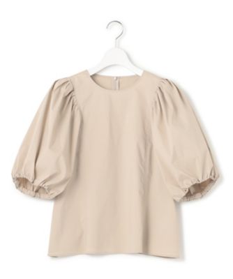 【一部店舗限定／洗える】ハイカウントウェザーストレッチ　パフスリーブ　ブラウス（ＢＬＷＷＳＭ０８６７）