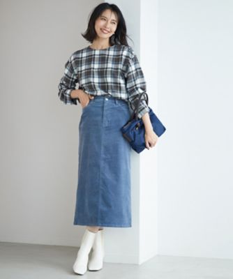 SEAL限定商品 メルトン L 23区 チェック L 洗える】CANCLINI (Women