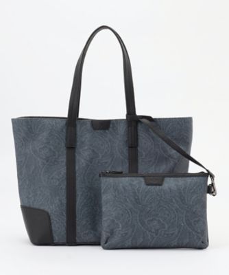 ＜JOSEPH ABBOUD (Men) ＞【軽量／バッグＩＮバッグ付き】ペイズリージャカードトート　（ＢＯ１ＫＬＭ０３０１）