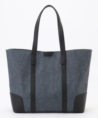 軽量／バッグINバッグ付き】ペイズリージャカードトート