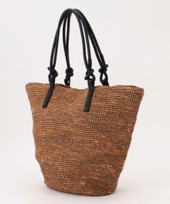 ノットハンドルラフィアトート バッグ（BO2VCM0501） | 自由