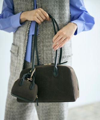 ＜自由区 (Women)＞【ＳＨＩＨＯさん着用・２点ＳＥＴ】スエードライクボストン　バッグ（ＢＯ２ＶＬＳ０００１）