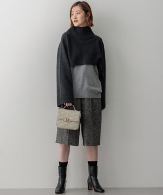 キルティング トップハンドル ショルダーバッグ