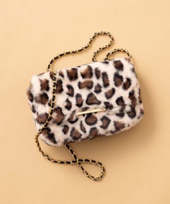 TINA：JOJUN フェイクファーバッグ ヴィンテージライク フェイクファー