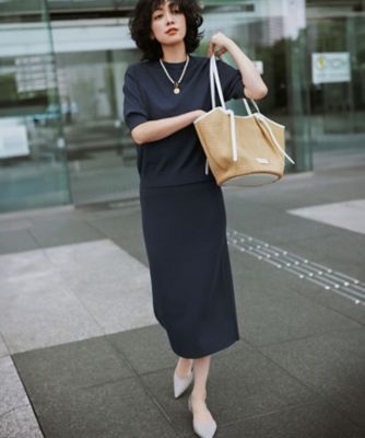 CLASSY．6月号掲載】雑材ミドル トートバッグ