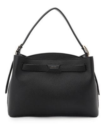 美品】オールドドゥーニー 2WAY レザー ハンドバッグ 黒 茶 自立 