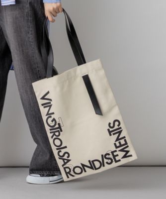 ＜23区 (Women)＞【Ｏｇｇｉ掲載】ＶＩＮＧＴ－ＴＲＯＩＳ　ロゴ　トートバッグ（ＢＯ３ＤＬＭ０３０２）