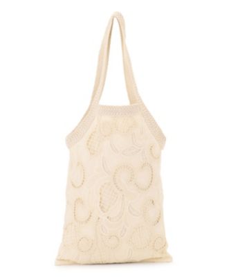 ＜23区 (Women)＞コットンレース　トートバッグ（ＢＯ３ＤＬＭ０４０３）