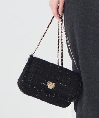 ＜23区 (Women)＞ＧＩＯＬＩＣＡツイード　ショルダーバッグ（ＢＯ３ＤＬＳ０００１）