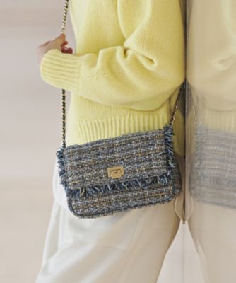 GIOLICAツイード ショルダーバッグ（BO3DLS0001