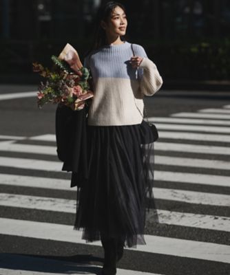 GIOLICAツイード シリンダー ショルダーバッグ