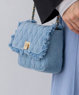 ＜23区 (Women)＞デニムフリンジ　ショルダーバッグ（ＢＯ３ＤＬＳ０２０５）