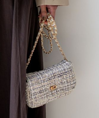 ＜23区 (Women)＞【Ｏｇｇｉ・ＶＥＲＹ掲載】ＧＩＯＬＩＣＡ　ツイードミニ　ショルダーバッグ（ＢＯ３ＤＬＳ０２０９）