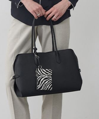 ＜ICB (Women)＞【Ａ４サイズ収納可】ラウンドボストントート（ＢＯ３ＭＬＭ０２１９）