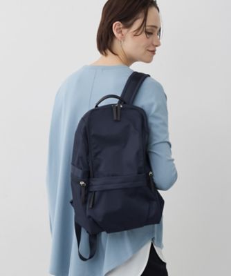 新仕様・A4サイズ収納可・容量約14L】8ポケットナイロンリュック