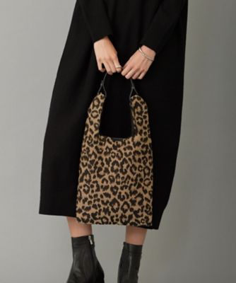 Topshop kenya leopard print tote outlet bag