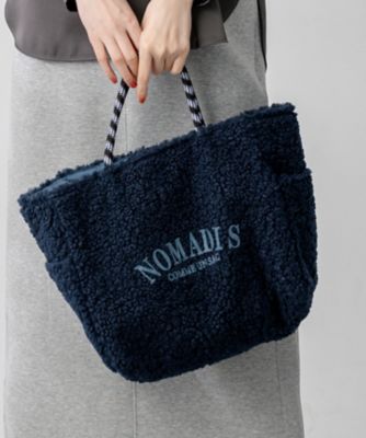 ＜23区 (Women)＞【新色追加／２３区別注カラー】ＮＯＭＡＤＩＳ　ＳＡＣ２　Ｗ　ボア　トートバッグ（ＢＯＢＹＣＷ０３０３）