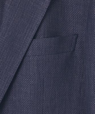【ＤＯＲＭＥＵＩＬ】ドーメル　ＨＥＸＡＧＯＮ　リネン　ジャケット＿ネイビー（ＢＲＧＯＧＳ０５１０）