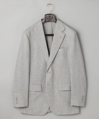 尾州】ストレッチメッシュジャケット＿千鳥格子柄