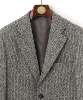 【ＬＯＶＡＴ】　ＬＡＶＥＲＯＣＫ　ＴＷＥＥＤ　ヘリンボーン　ジャケット（ＢＲＯＶＮＷ０００４）