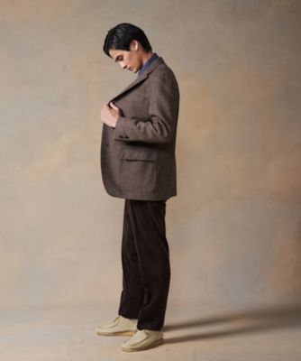 【ＬＯＶＡＴ】　ＬＡＶＥＲＯＣＫ　ＴＷＥＥＤ　ヘリンボーン　ジャケット（ＢＲＯＶＮＷ０００４）
