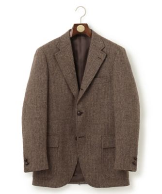 【ＬＯＶＡＴ】　ＬＡＶＥＲＯＣＫ　ＴＷＥＥＤ　ヘリンボーン　ジャケット（ＢＲＯＶＮＷ０００４）