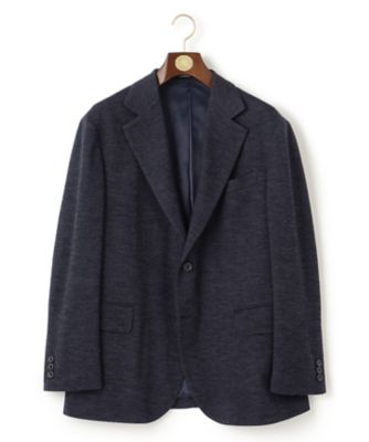 J.PRESS (Men)/ジェイ・プレス【KING SIZE】SOFAニット ジャケット(BROXSW0200) 875_ネービーブルー コート・ジャケット【三越伊勢丹/公式】