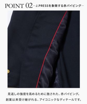 1st Blazer】ウールポリエステル シングルブレザー ／ 背抜き