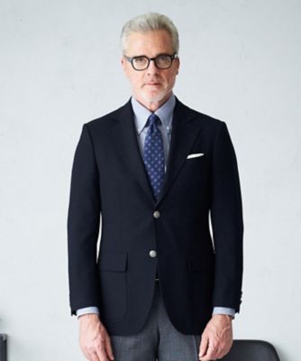 ＜J.PRESS (Men)＞【ハイランドペピンメリノ】メッシュ３Ｂブレザー（ＢＺＯＶＳＭ０２００）