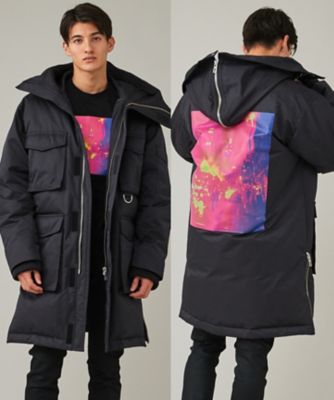 クリーンツイル　ネオンタイムズグラフィック　ダウンコート（ＣＣＣＢＢＳ０００３）