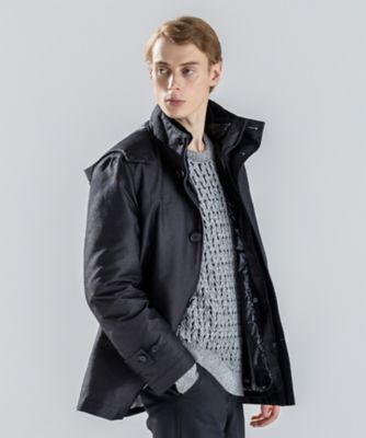 新素材【4WAY】ライトラスターシャンブレー ダウンコート