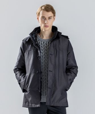 新素材【4WAY】ライトラスターシャンブレー ダウンコート