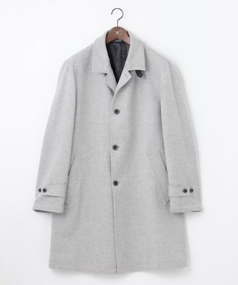 ＜JOSEPH ABBOUD (Men) ＞【キングサイズ・ＪＡＰＡＮ　ＦＡＢＲＩＣ】アンゴラミックスカルゼ　コート（ＣＣＪＫＮＷ０４０４）