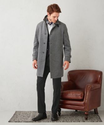 【キングサイズ・ＪＡＰＡＮ　ＦＡＢＲＩＣ】アンゴラミックスカルゼ　コート（ＣＣＪＫＮＷ０４０４）