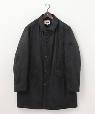 ＜JOSEPH ABBOUD (Men) ＞【キングサイズ・キルトレスダウン】ナチュラルダイスウェード　ダウンコート（ＣＣＪＫＮＷ０４１２）