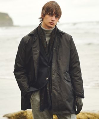 JOSEPH ABBOUD (Men) /ジョセフ アブード【外せるダウンライナー/軽量/撥水】2WAYインターレース ダウンコート(CCJLGW0402) 035_コゲチャ コート・ジャケット【三越伊勢丹/公式】