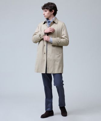 3シーズン対応【定番】コンパクトスピンギャバジン ステンカラー