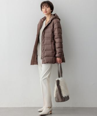 VERY掲載／新色追加】シレータフタ ミドル丈 ダウンコート 