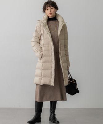 VERY12月号掲載／新色追加】シレータフタ ロング ダウンコート