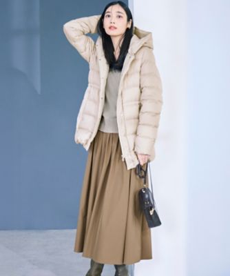 VERY掲載／新色追加】シレータフタ ミドル丈 ダウンコート