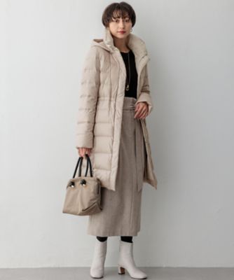 VERY掲載／新色追加】シレータフタ ロング ダウンコート