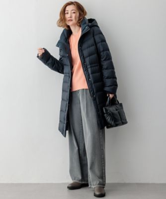 VERY掲載／新色追加】シレータフタ ロング ダウンコート