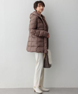 VERY掲載／新色追加】シレータフタ ミドル丈 ダウンコート