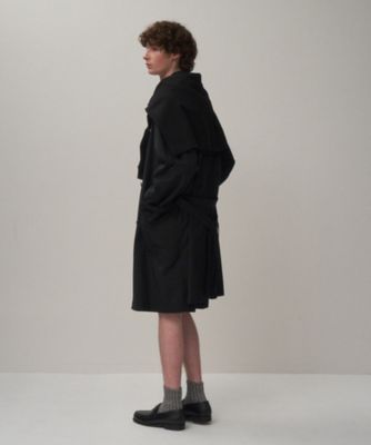 Katharine hamnett London ベロア　トレンチコート　モード LIGHT TC GABARDINE ｜ ウォッシュトレンチコート