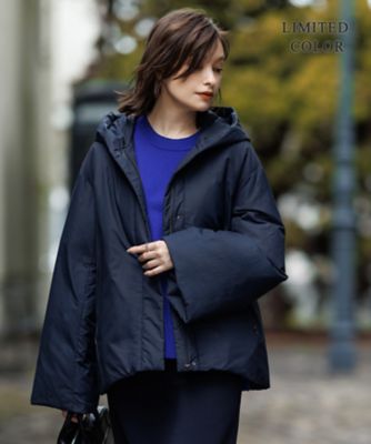 【送料無料】ICB L (Women/大きいサイズ)/アイシービーL【WEB限定カラーあり・撥水加工】ADSダウン フーデットミドル丈コート 075_ネー..