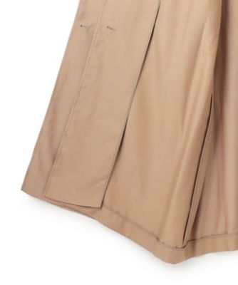 COBURN ／ シルク混ロングステンカラーコート