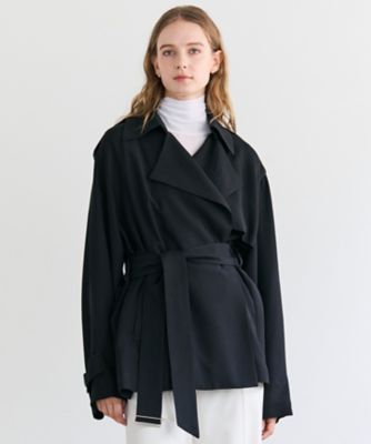 BEIGE， (Women)/ベイジ， ＶＥＳＺＥＬＹＩＴＥ　／　ラップショートトレンチコート（ＣＭＣＷＬＳ０１００）