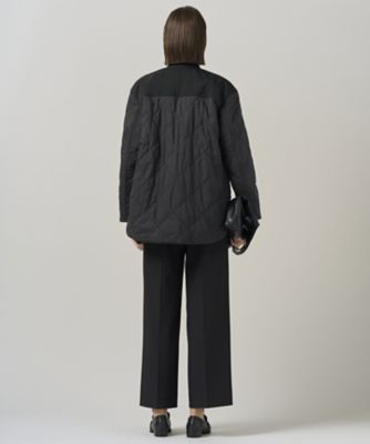 リバーシブル着用可能】 リバーシブルキルト ミドル丈コート